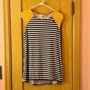 Matilda Jane Team Captain Tee Stripes, Floral, Polka Dot 2017 Size XS